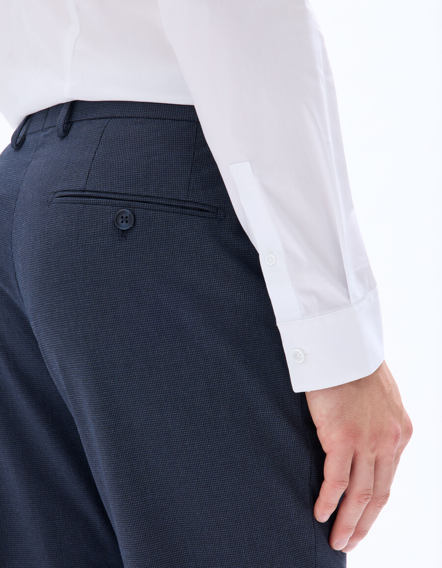 pantalones de traje slim bi-stretch
