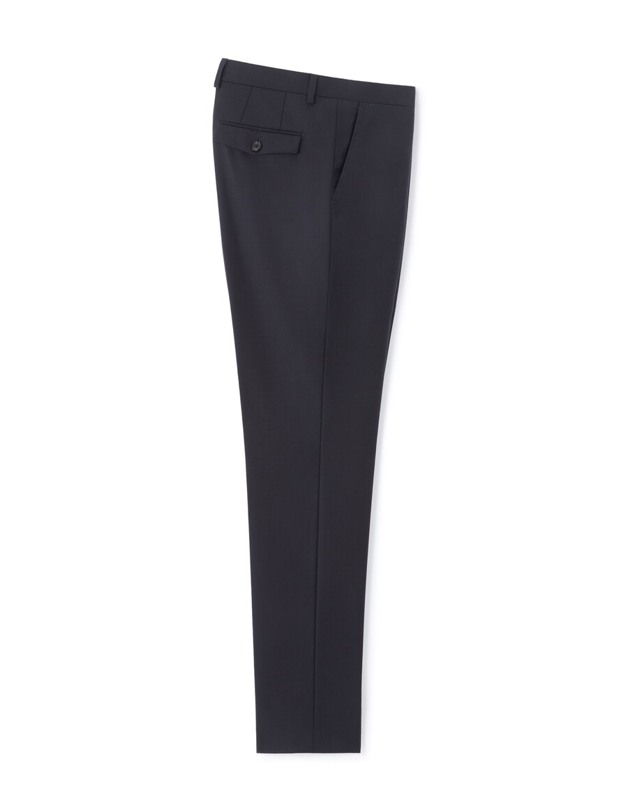 pantalón de traje slim fit 100 lana