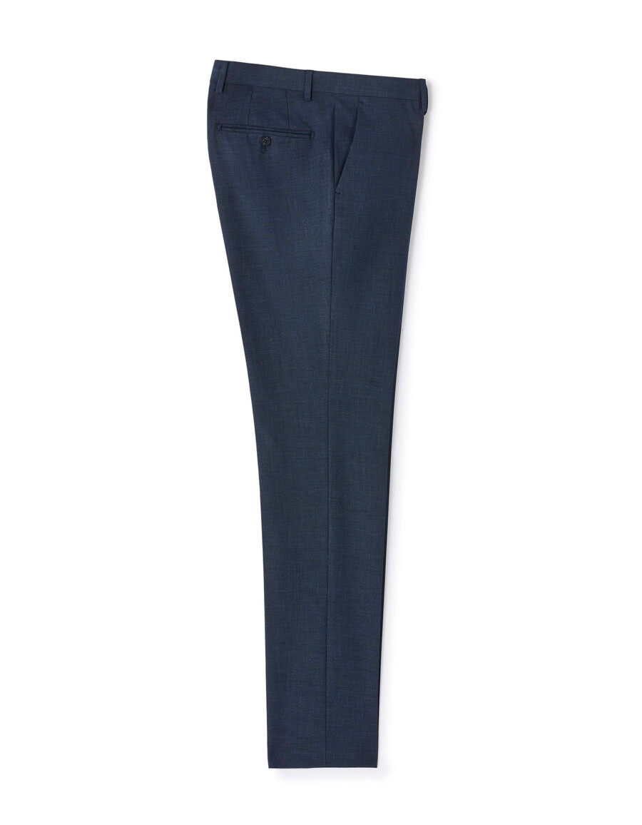 pantalones de traje ajustados y elásticos