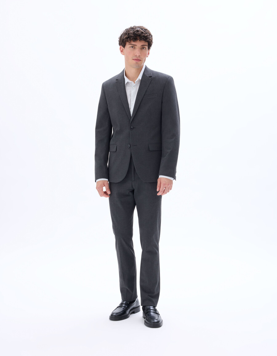 pantalones de traje slim bi-stretch