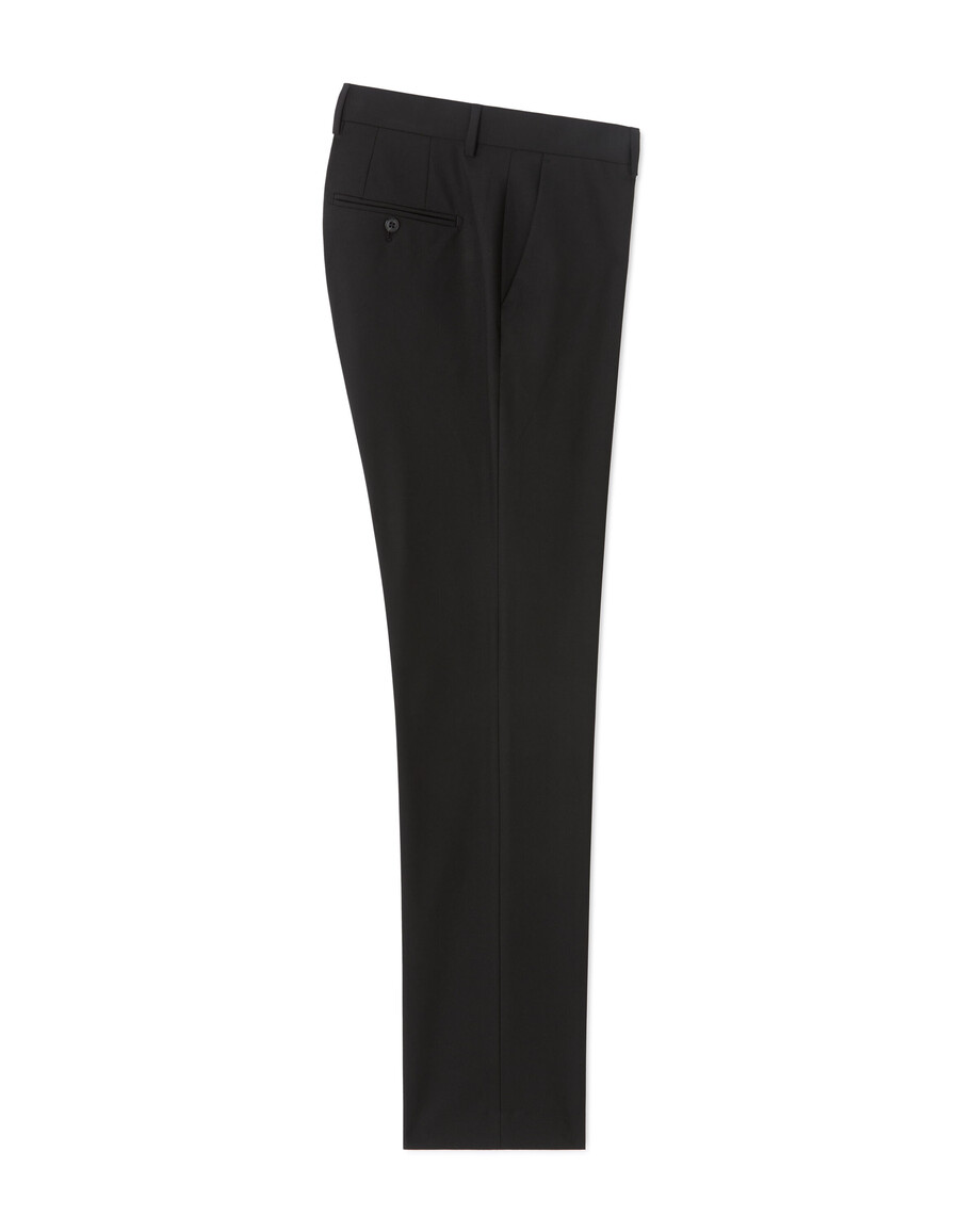 pantalones de traje bielásticos de corte regular