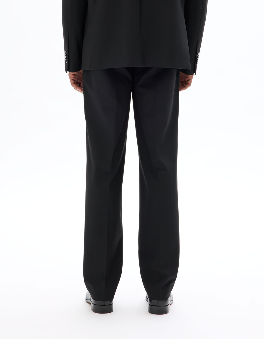 pantalones de traje bielásticos de corte regular