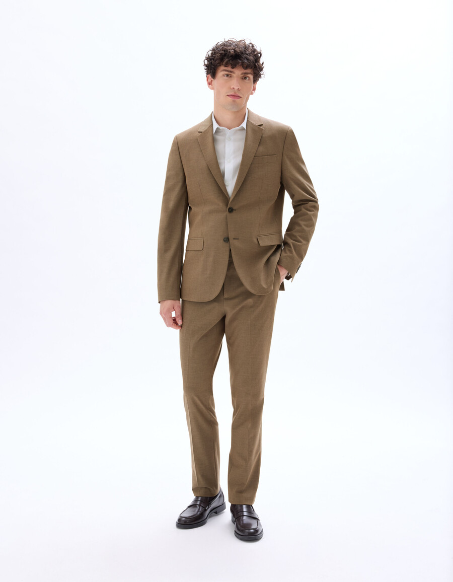 pantalones de traje slim fit bi-stretch
