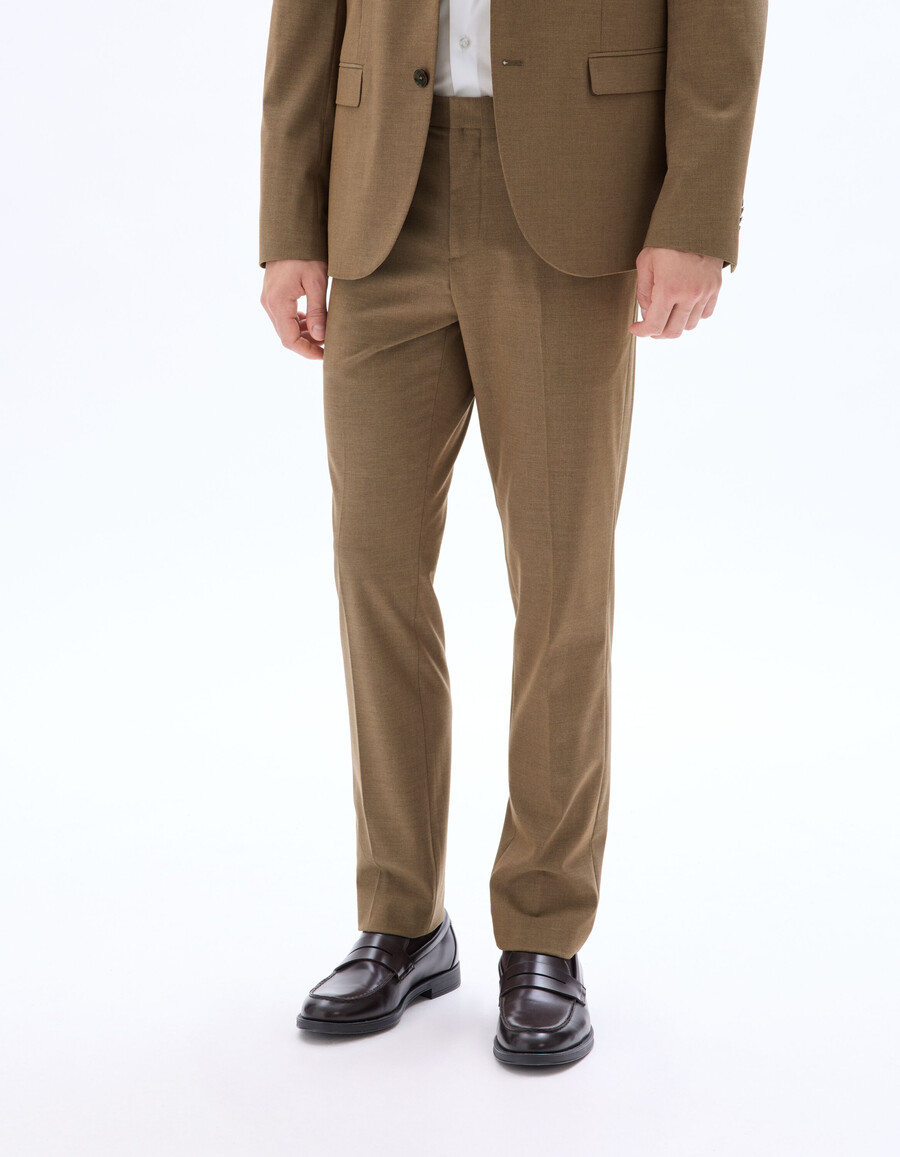 pantalones de traje slim fit bi-stretch