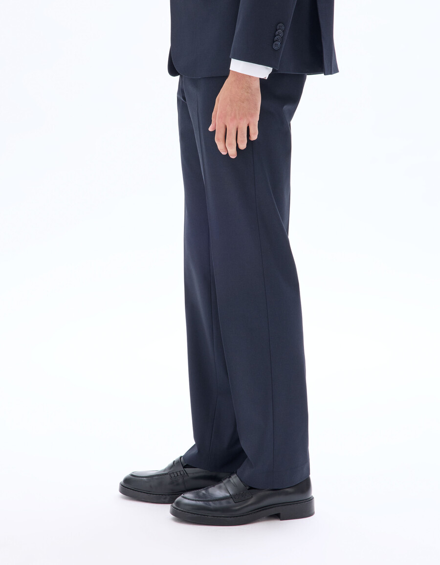 pantalones de traje bielásticos regulares