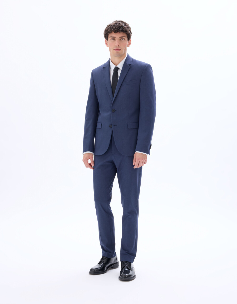 pantalones de traje slim bi-stretch