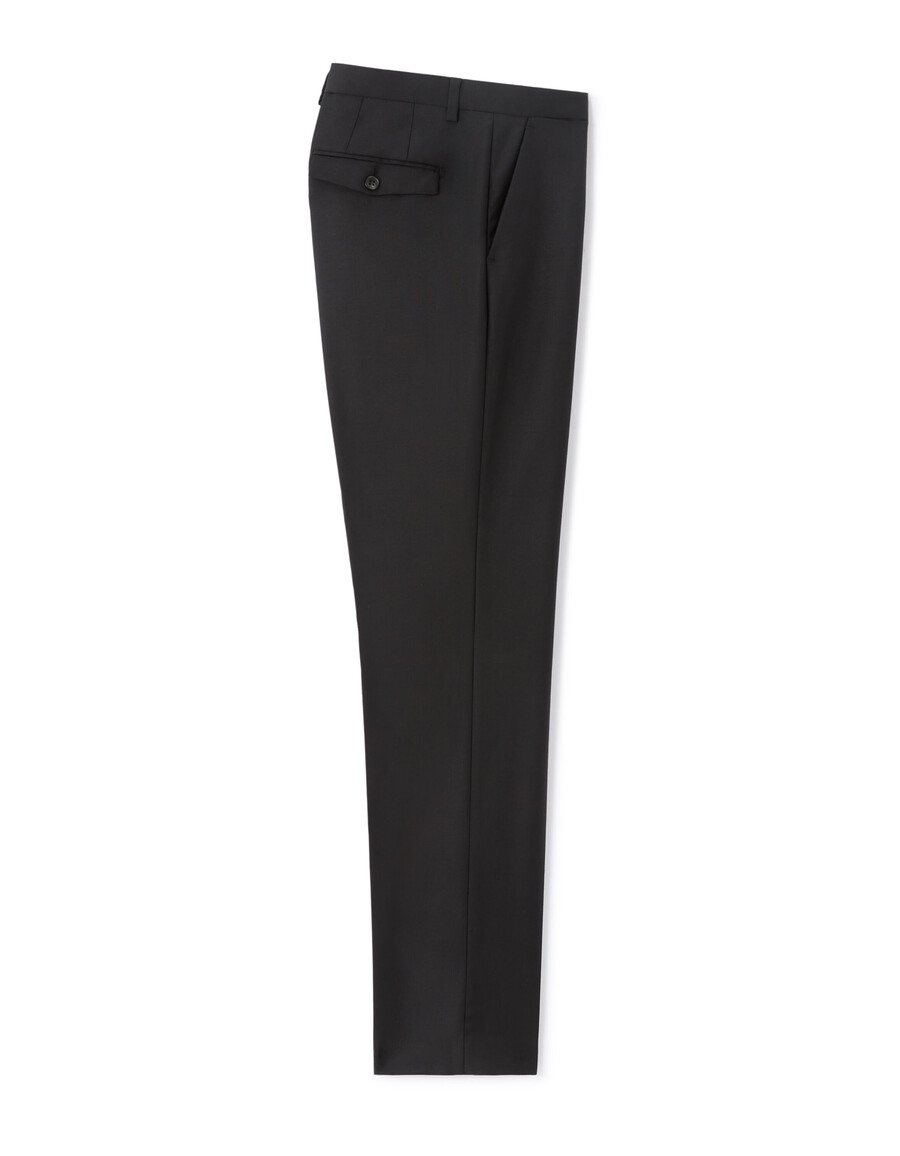 pantalón de traje slim fit 100 lana