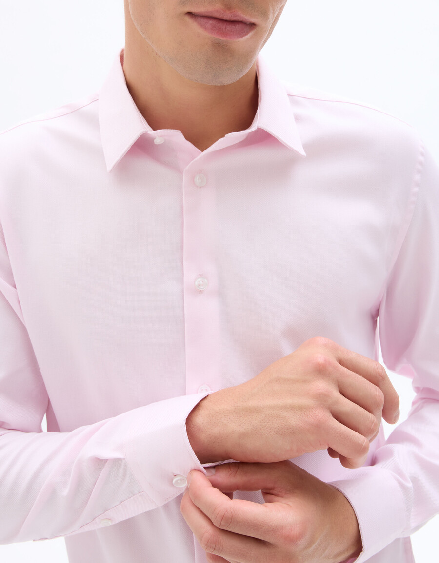 camisa oxford royal slim