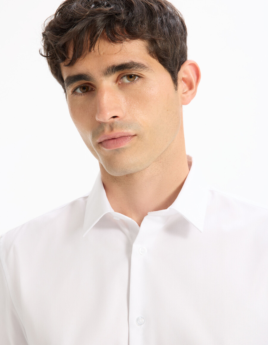 camisa regular en royal oxford