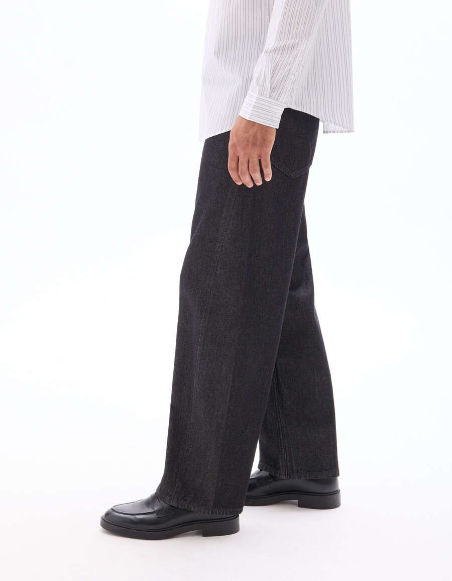 jeans de corte globo 100 algodón