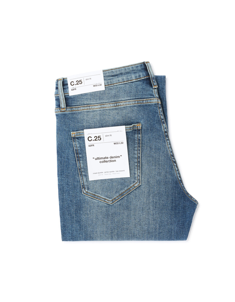 jean c.25 slim algodón elástico