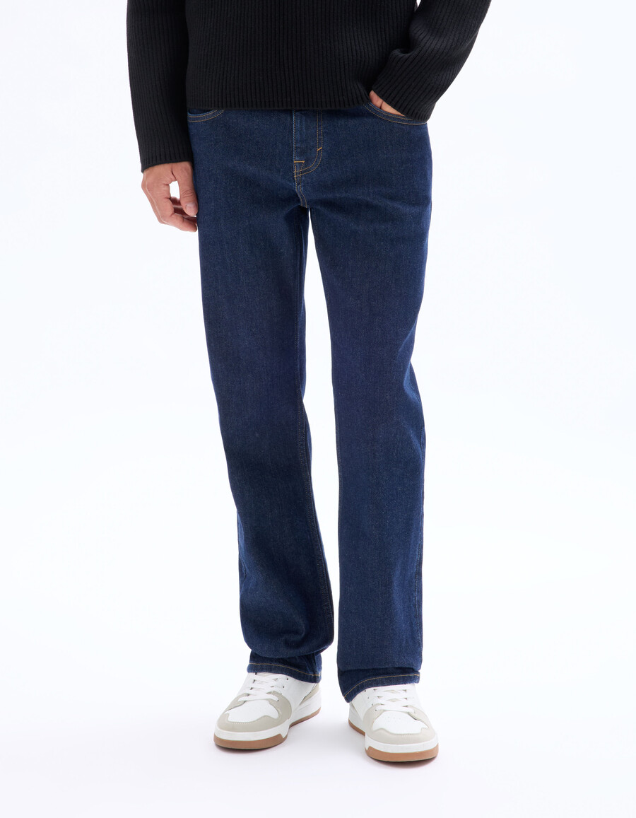 c.5 jeans de algodón elástico regular 3 largos