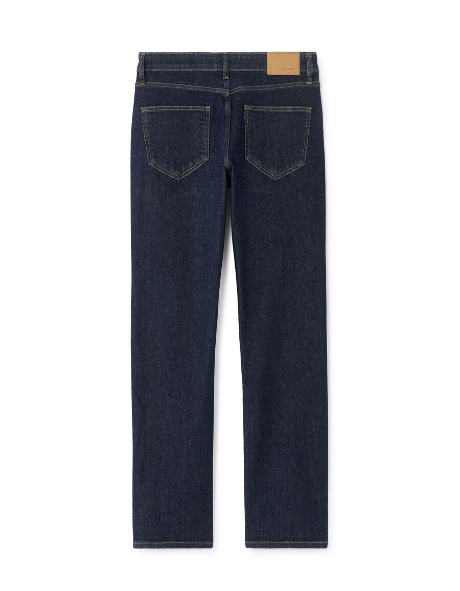 c.5 jeans de algodón elástico regular 3 largos