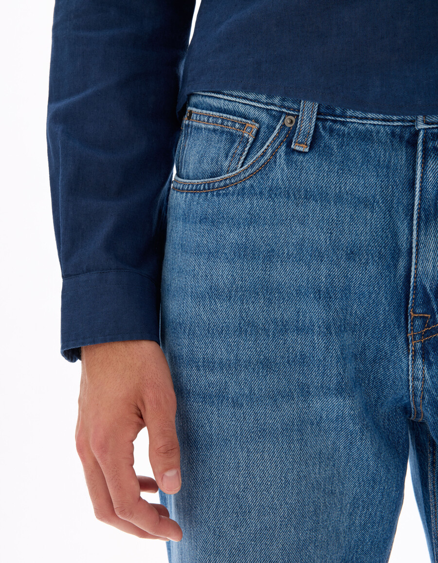 vaqueros holgados de algodón tencel lyocell