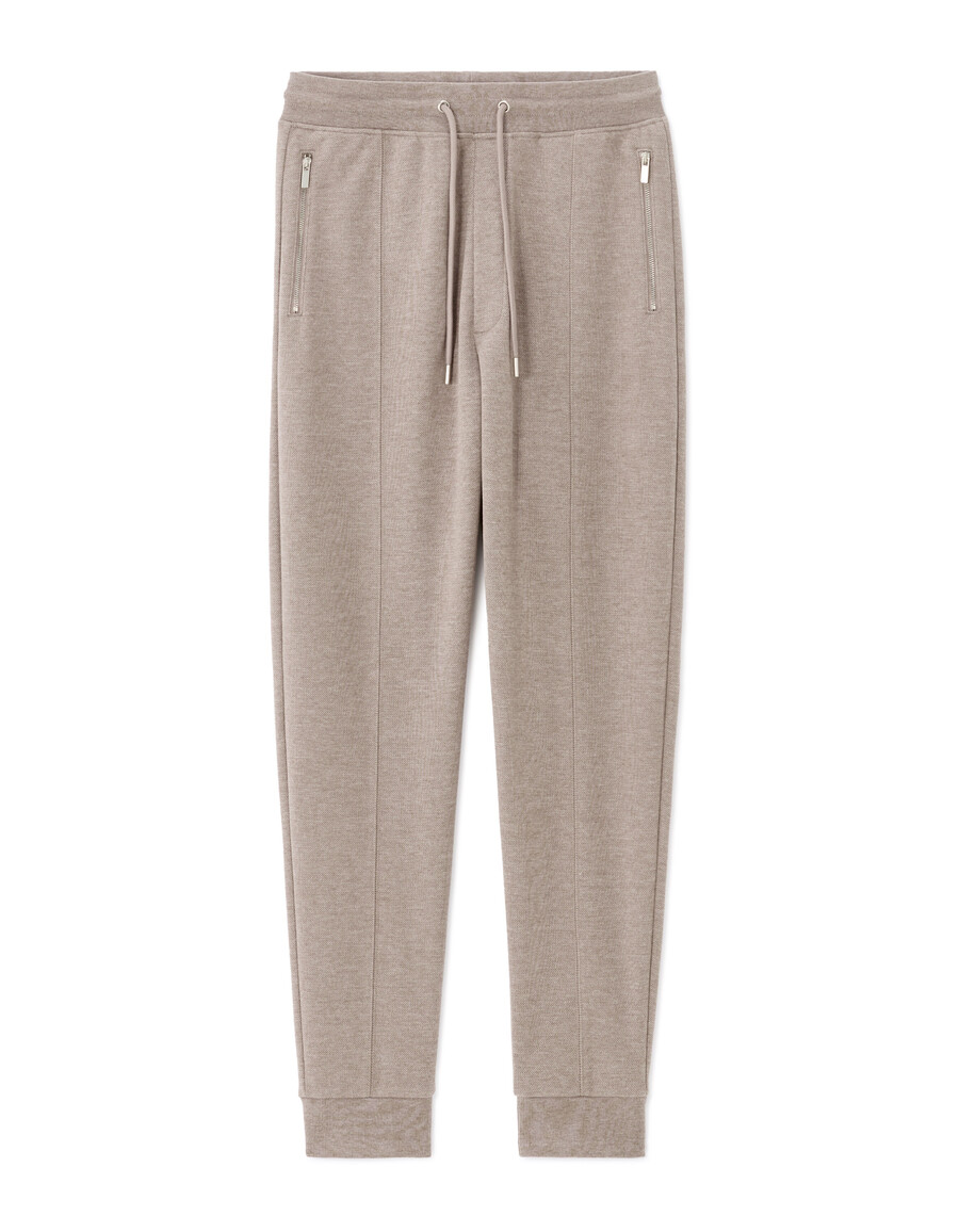 pantalón jogging regular fit de punto piqué