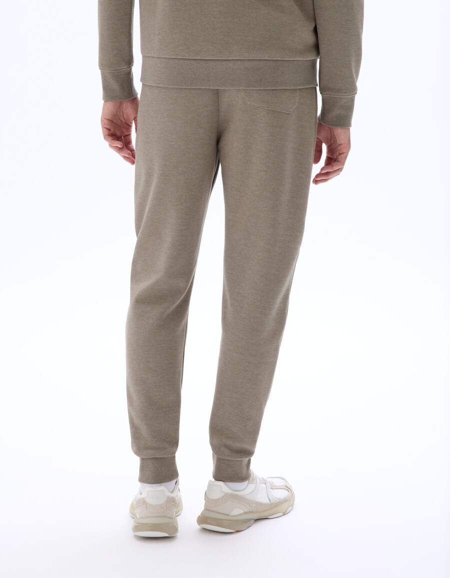 pantalón jogging regular fit de punto piqué