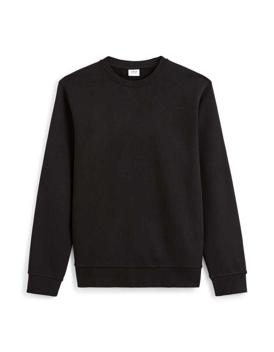 sudadera de cuello redondo regular 100 algodón