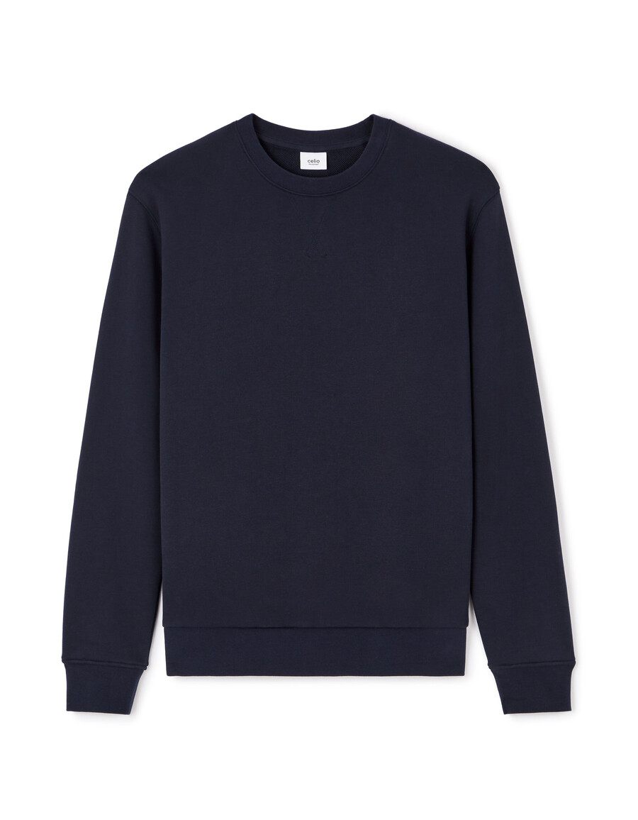 sudadera de cuello redondo regular 100 algodón