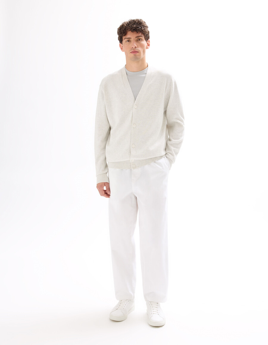 pantalones sueltos de algodón elástico
