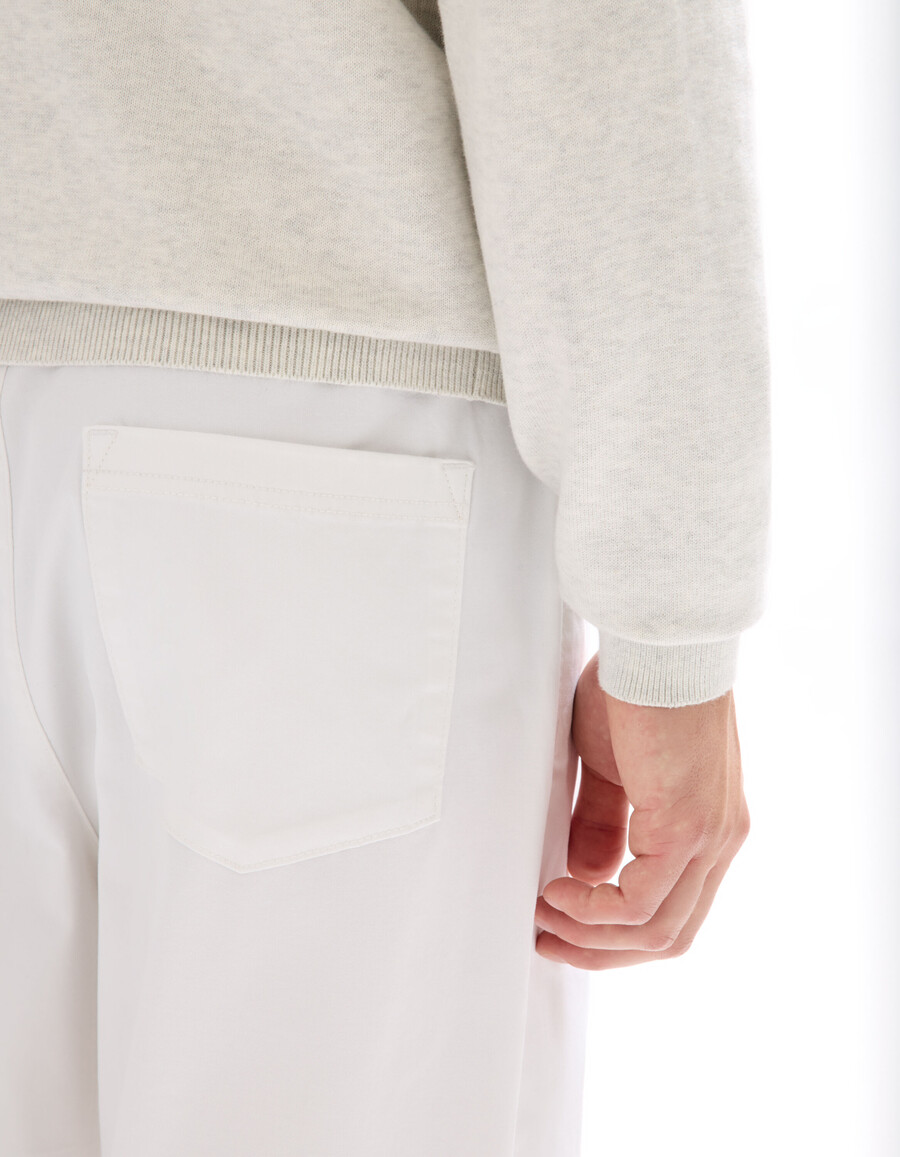 pantalones sueltos de algodón elástico