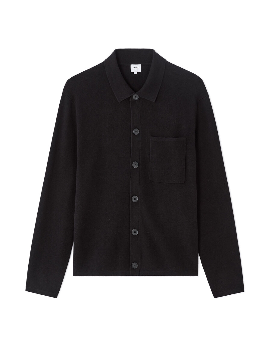 camisa de punto liso