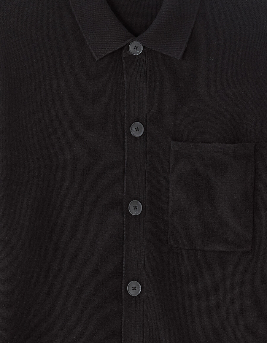 camisa de punto liso
