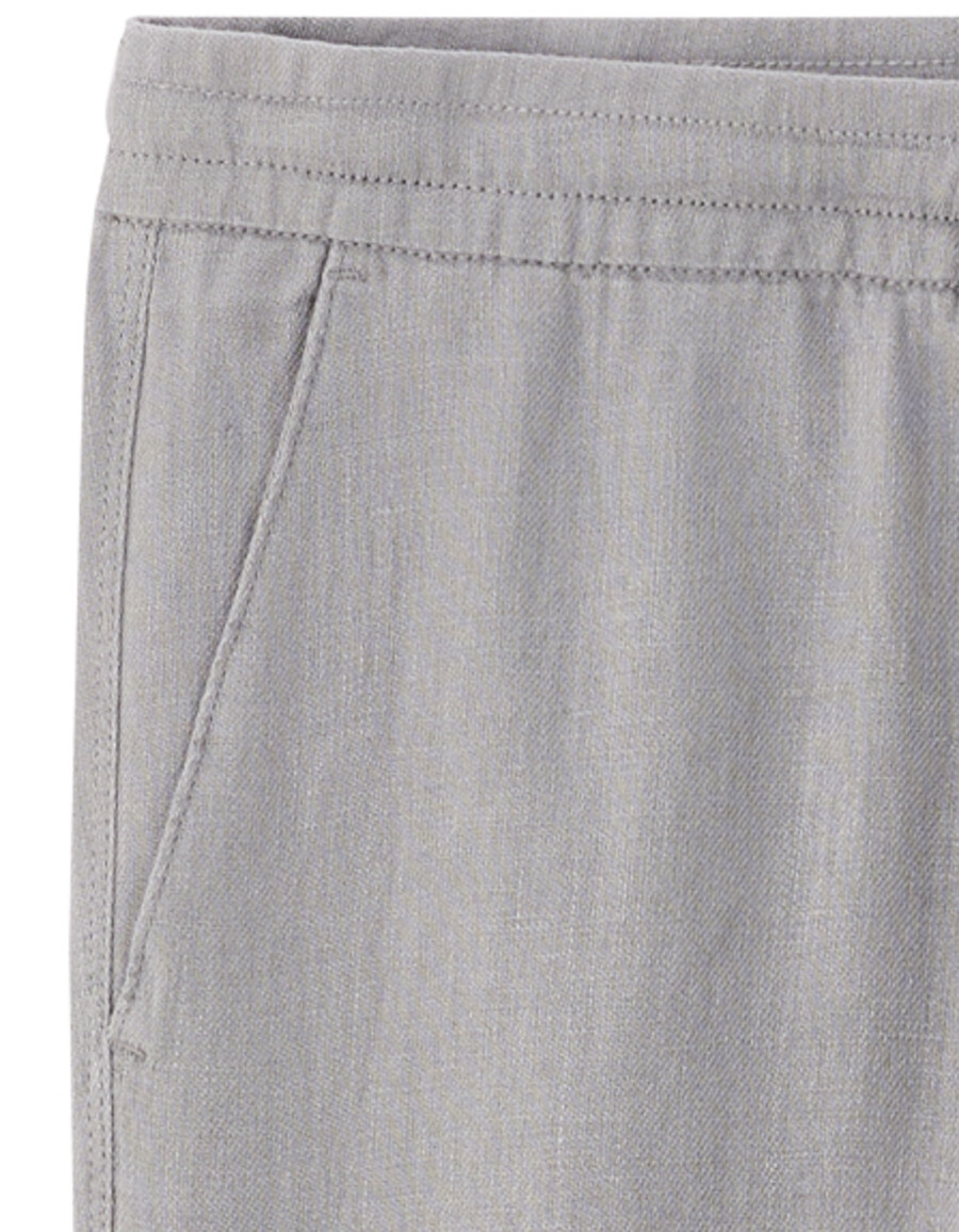pantalones rectos 100 lino