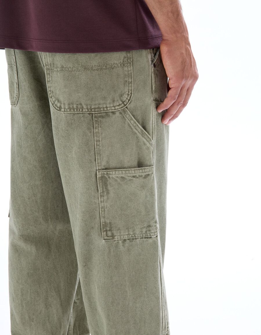 pantalones holgados de carpintero 100 algodón