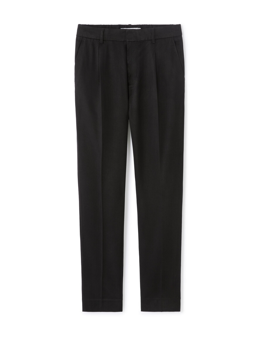 pantalones chinos rectos de lyocell tencel