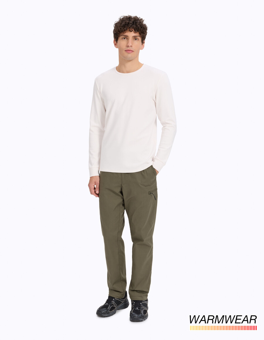 pantalones cargo rectos thermolite