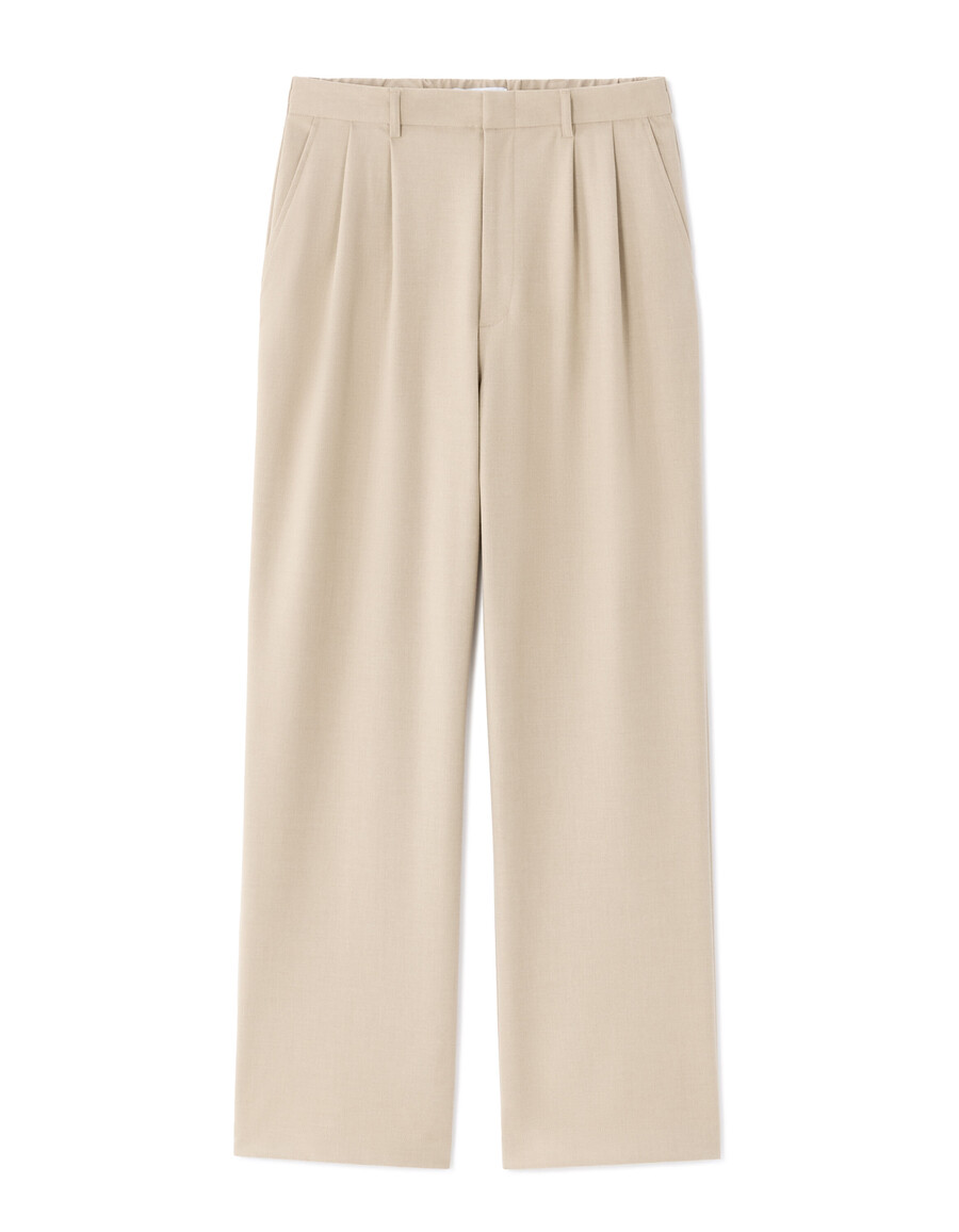 pantalones holgados de franela