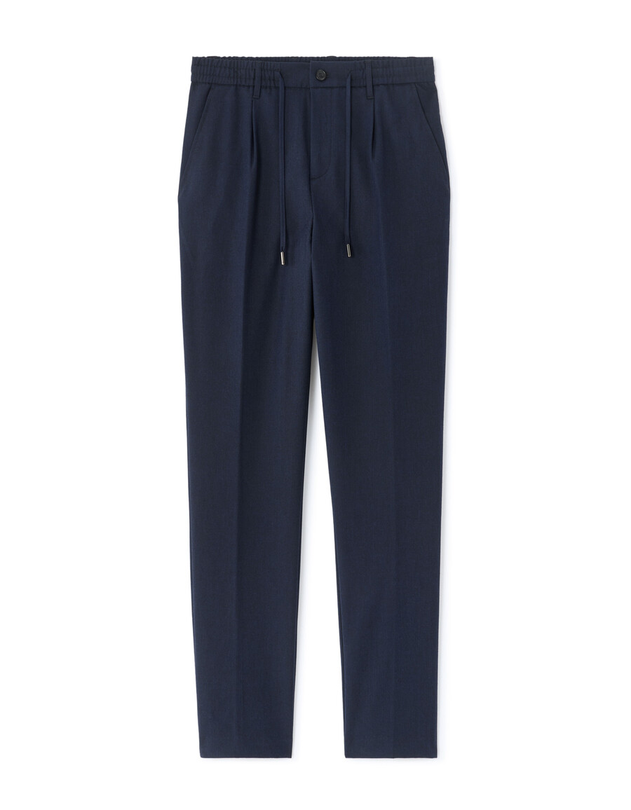 pantalones rectos de franela 24h