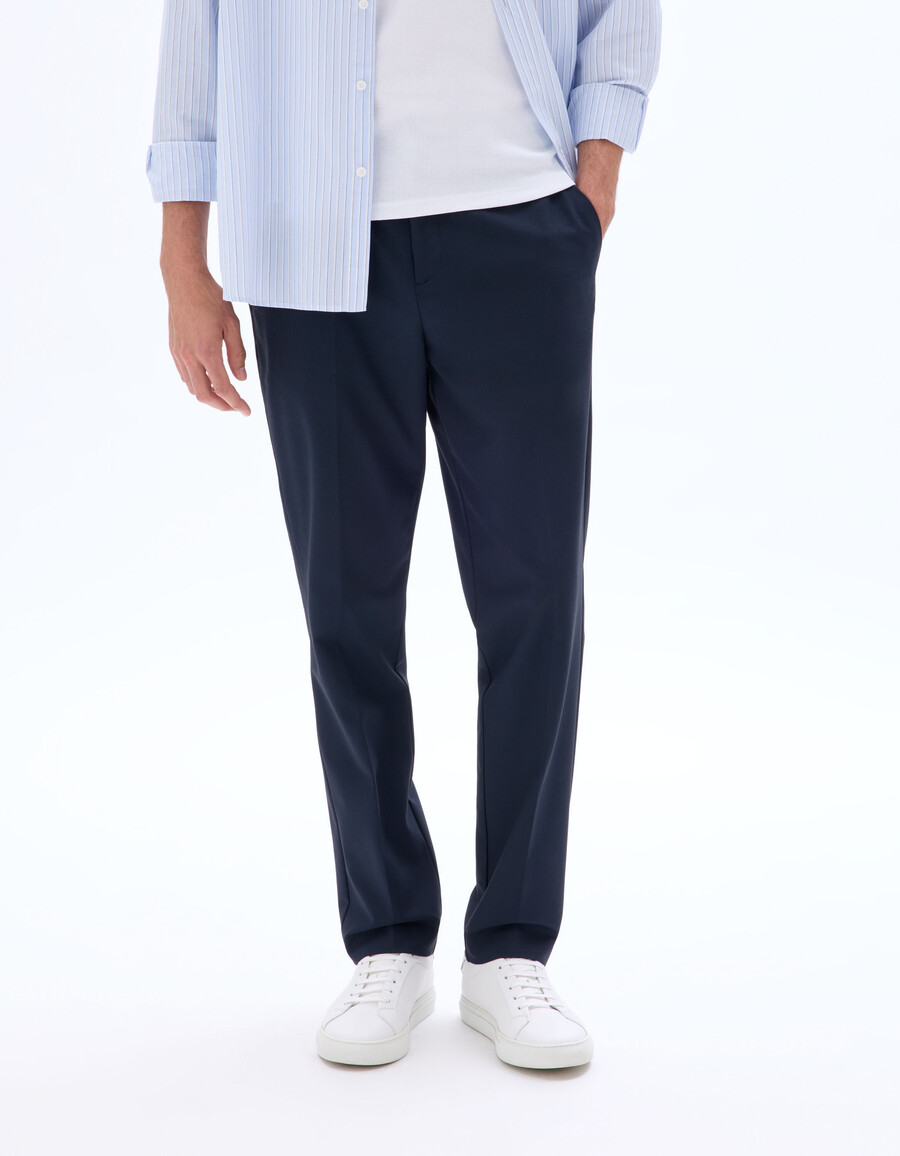 pantalones elásticos rectos 24h