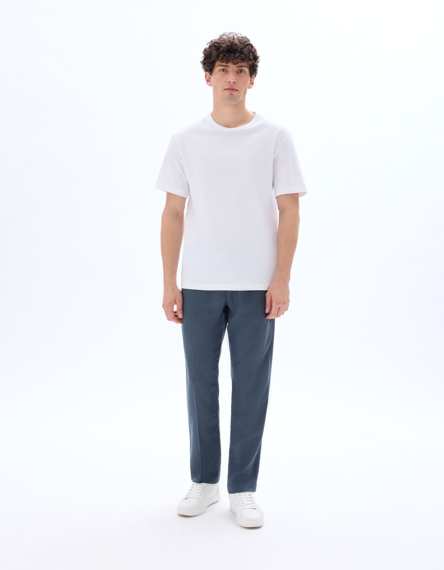 pantalones rectos de algodón tencel lyocell de 24 horas