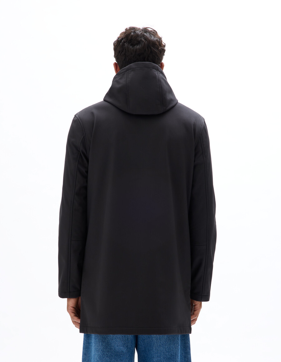 parka softshell con capucha