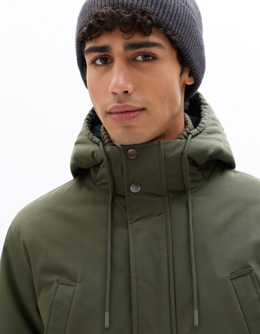 parka drycore con capucha repelente al agua