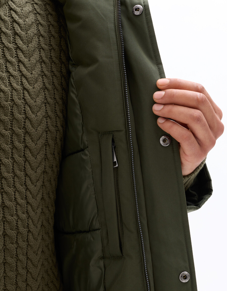 parka drycore con capucha repelente al agua