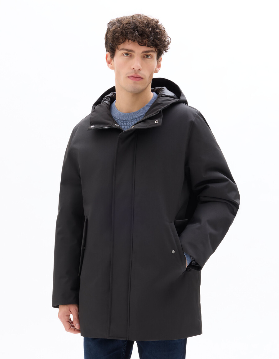 parka downwarm con capucha 90 plumón 10 plumas