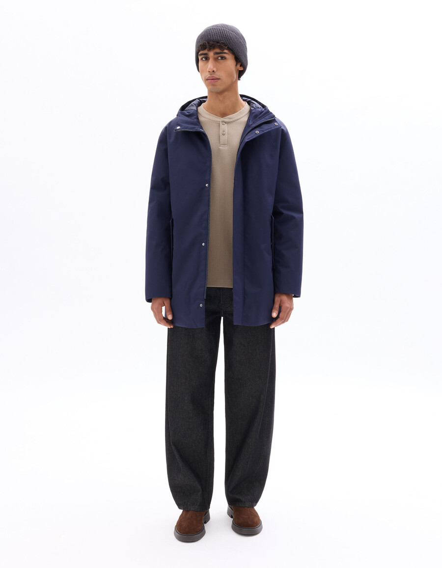 parka downwarm con capucha 90 plumón 10 plumas