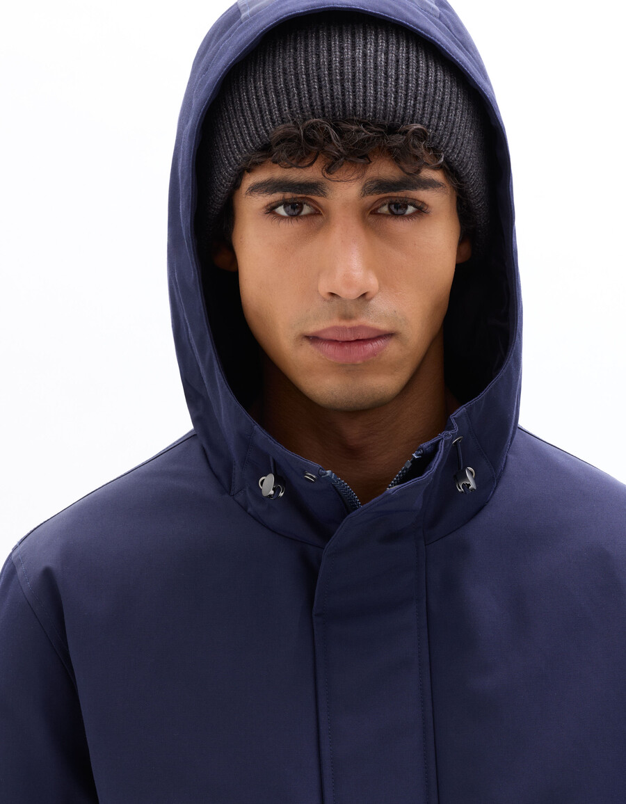 parka downwarm con capucha 90 plumón 10 plumas