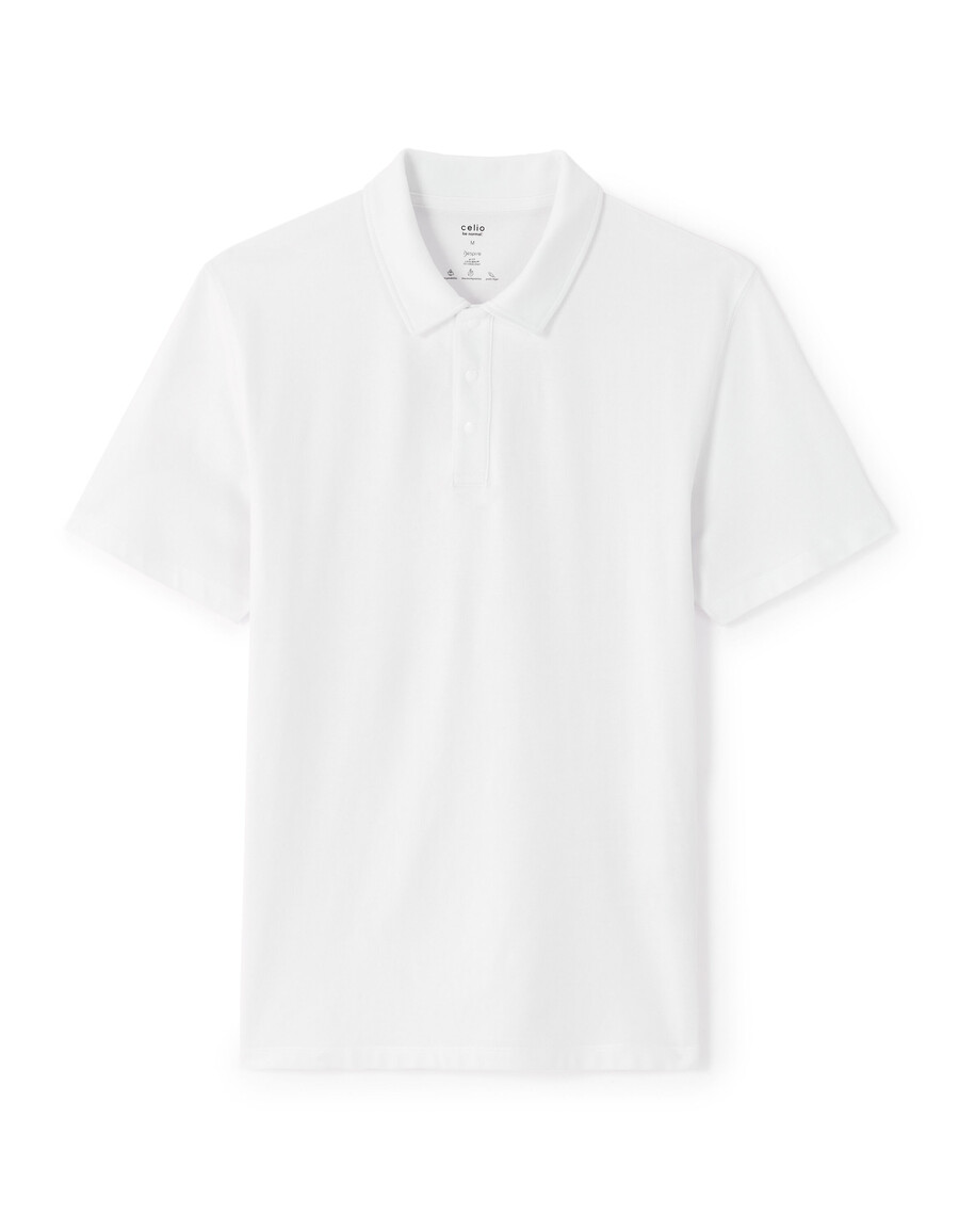 polo cuadrado de mezcla de algodón