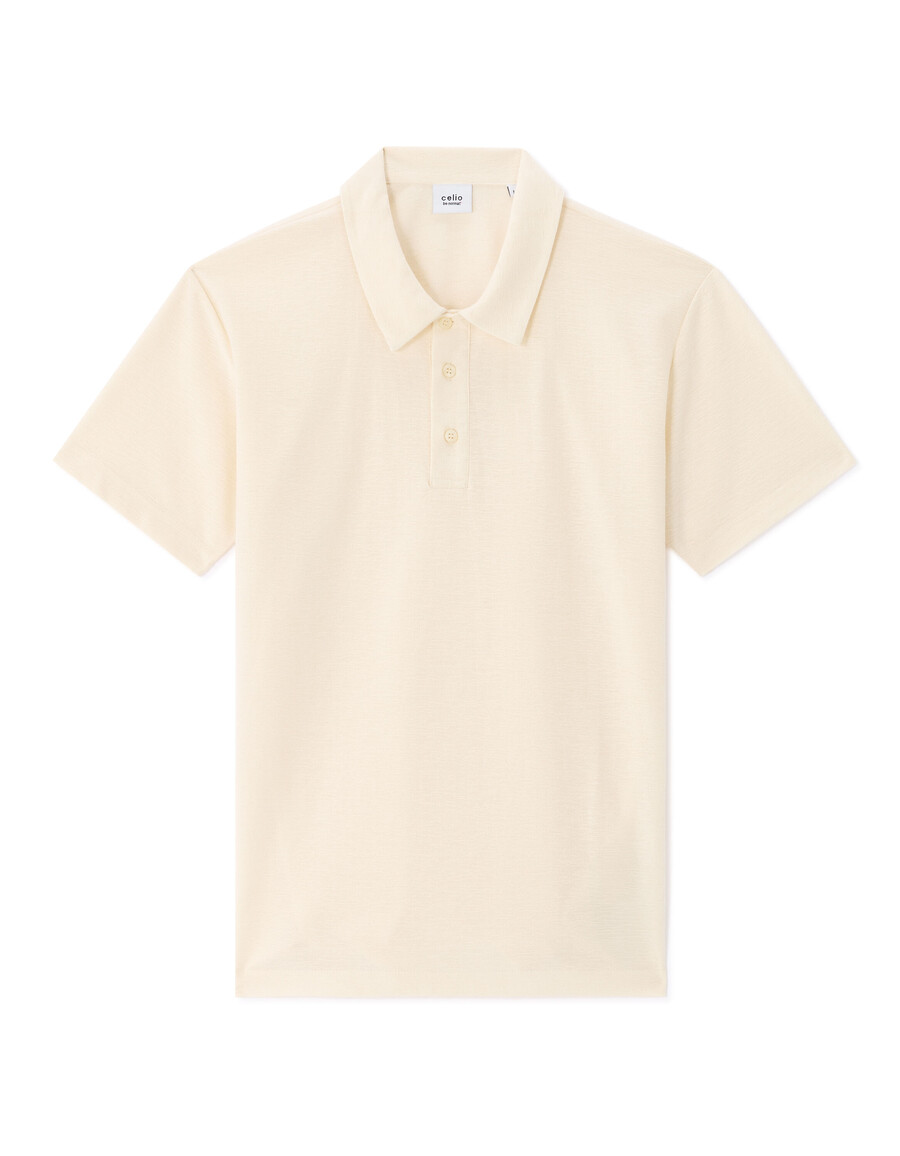 polo de jersey liso regular