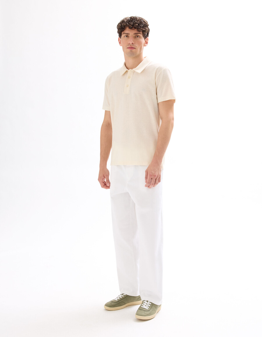 polo de jersey liso regular