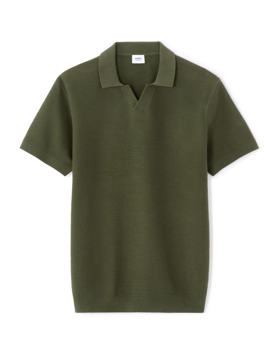 polo de piqué de corte regular