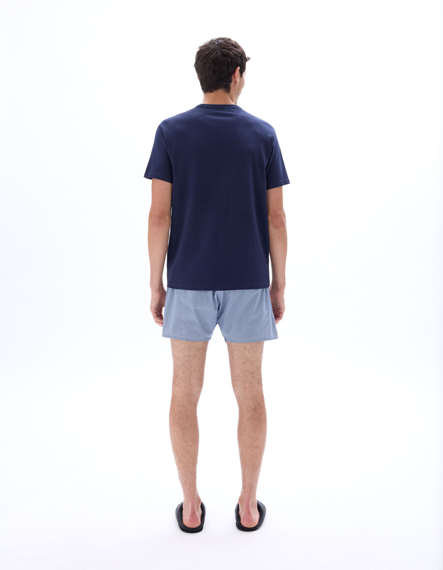 pijama corto de algodón