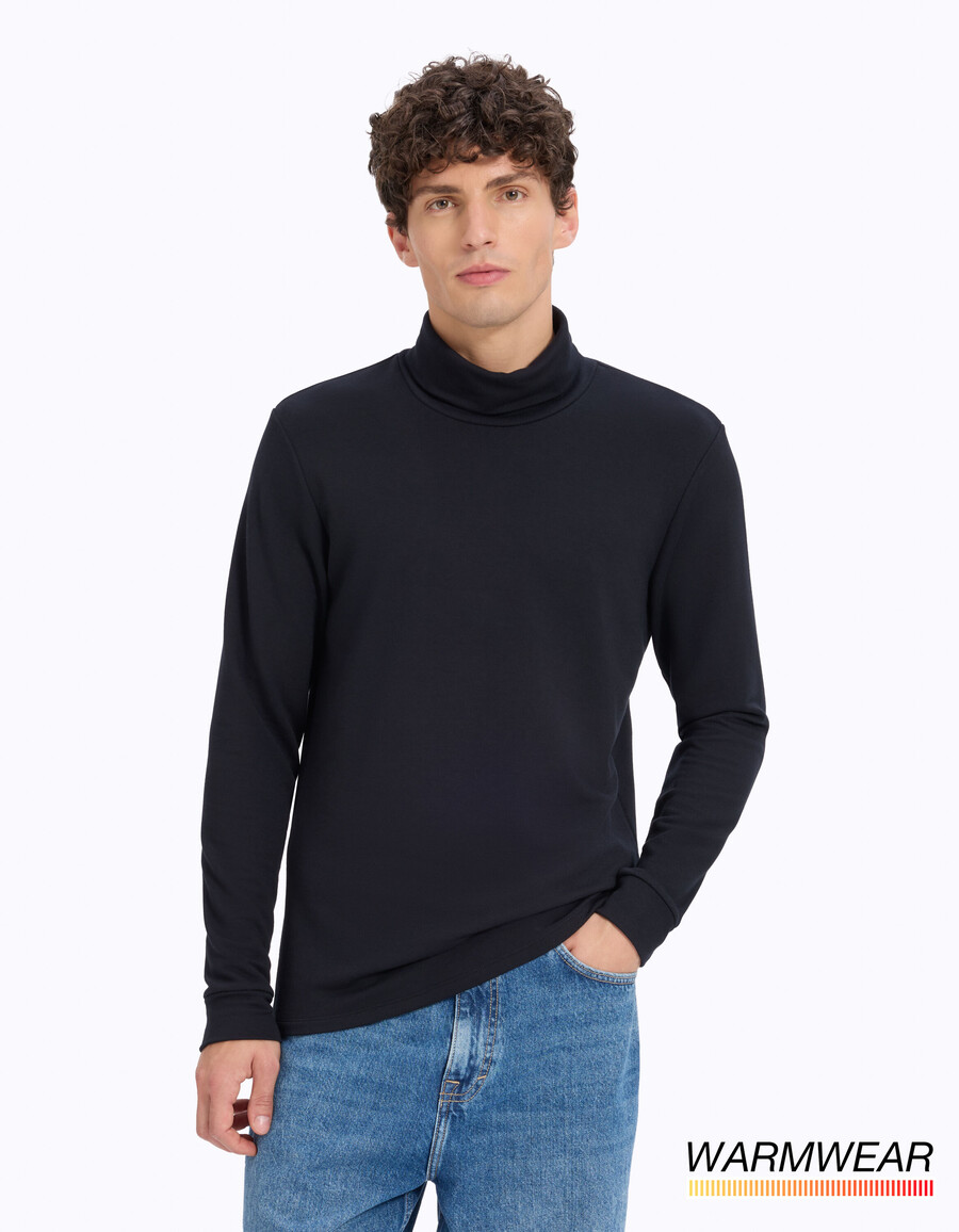 camiseta de cuello alto de level 2 warmwear