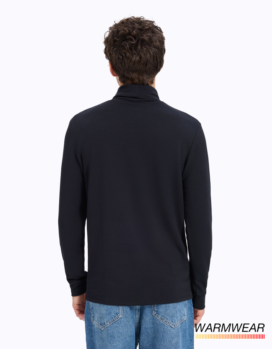 camiseta de cuello alto de level 2 warmwear