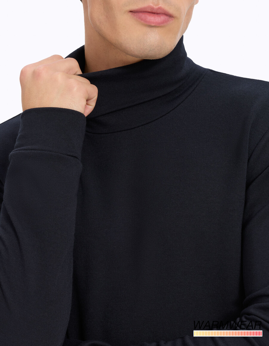 camiseta de cuello alto de level 2 warmwear