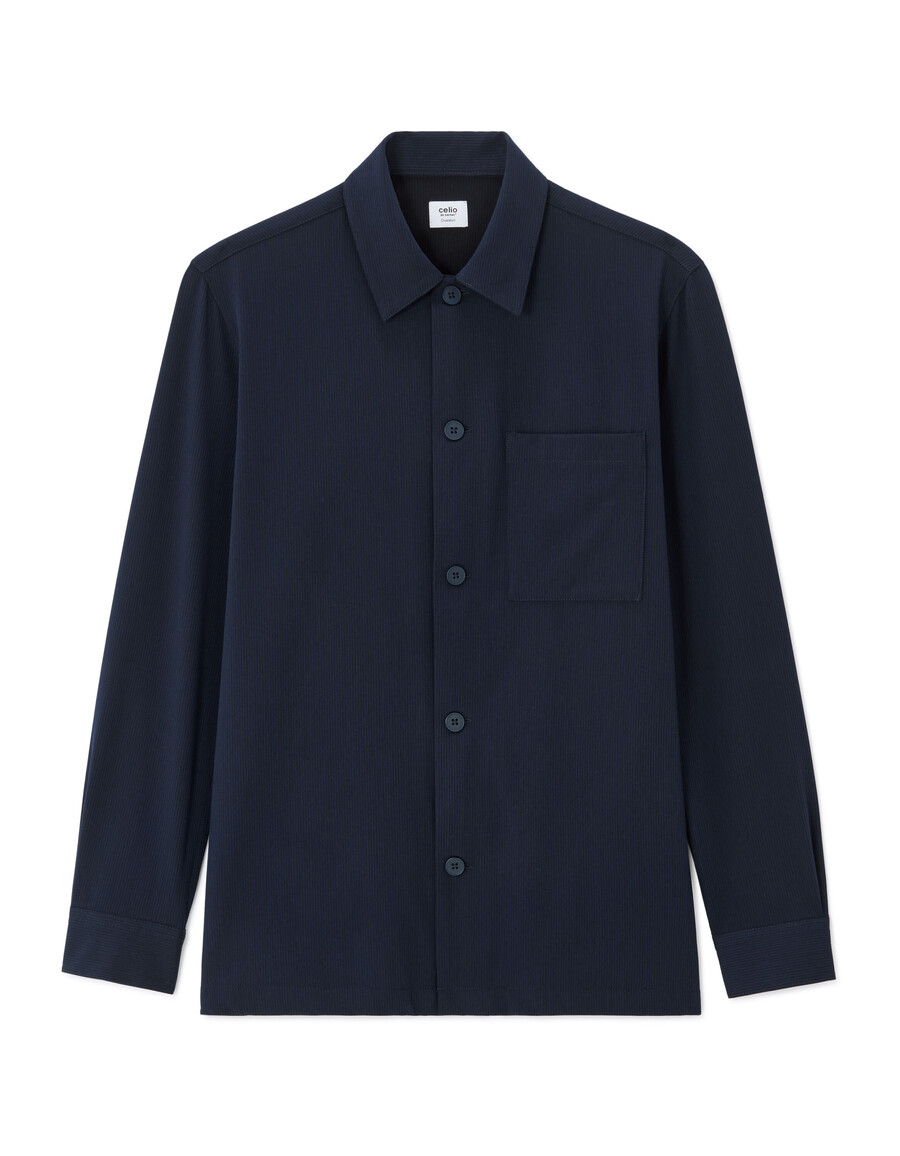 sobrecamisa con bolsillo