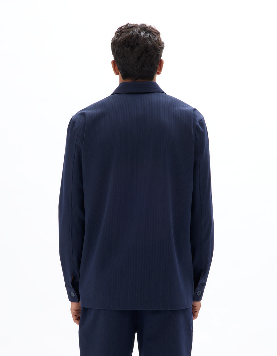sobrecamisa con bolsillo